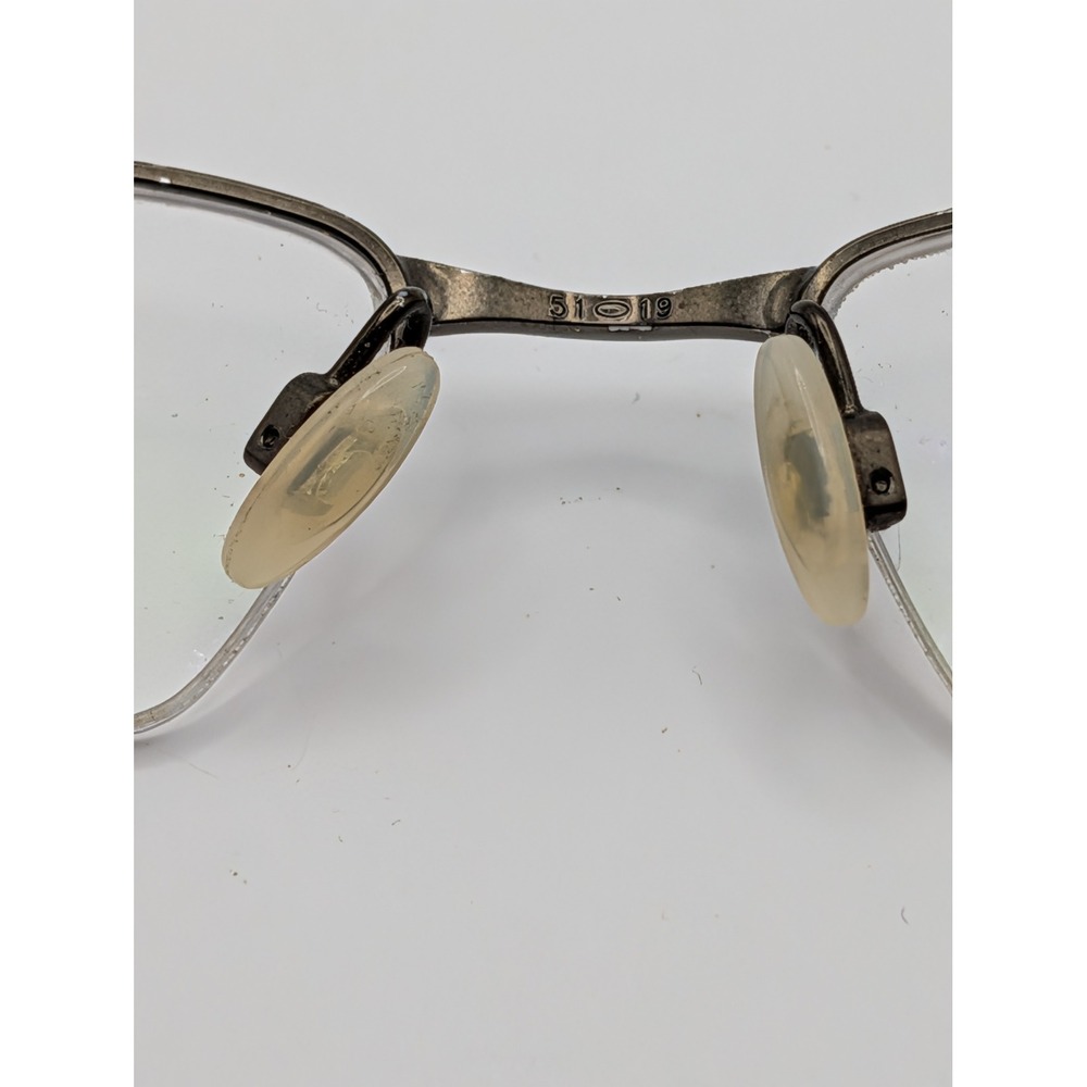 Oakley Jackknife 4.0 Semi Rimless Eyeglass Frames Metal Rectangular Pewter - Picture 11 of 16